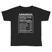 Funny Hanukkah 2021 Nutrition Facts For Women Jewish Holiday Toddler T-shirt | Artistshot