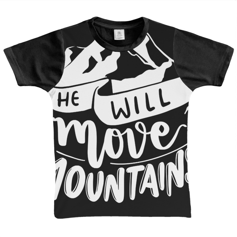 He Will Move Mountains - Adventure Lover Graphic Youth T-shirt | Artistshot