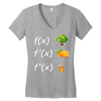 Funny Derivative Analysis Calculus Mathematics Math Teacher T Shirt Women's V-neck T-shirt | Artistshot