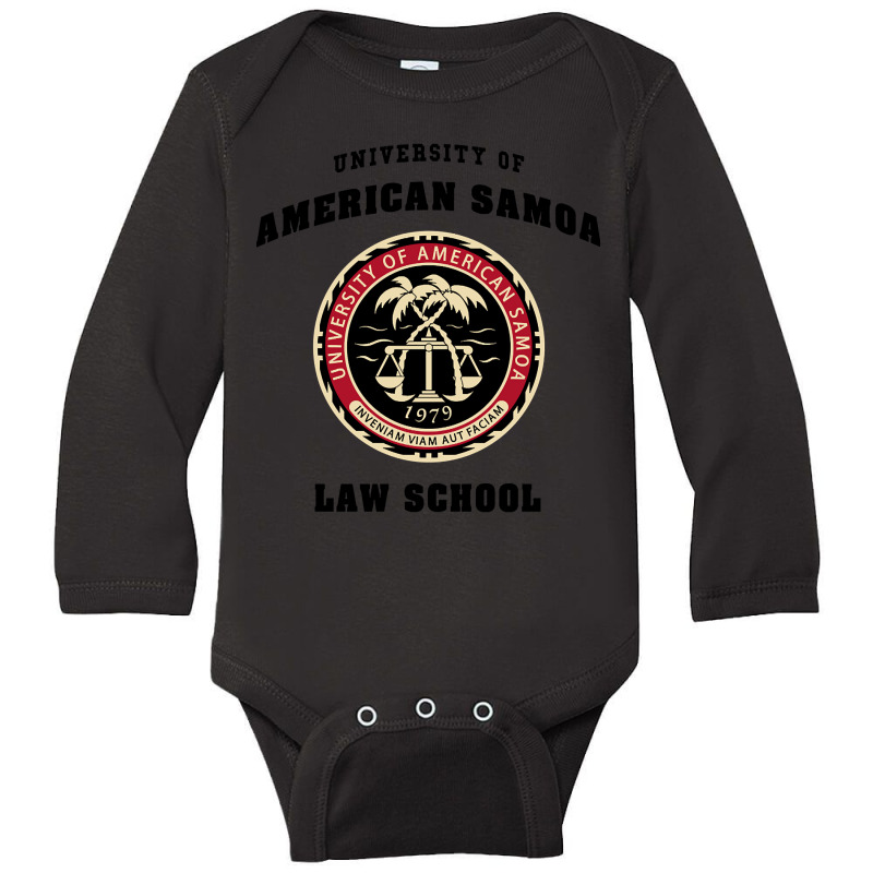 Bcs - University Of American Samoa Law School Long Sleeve Baby Bodysuit by Kosdapen517 | Artistshot