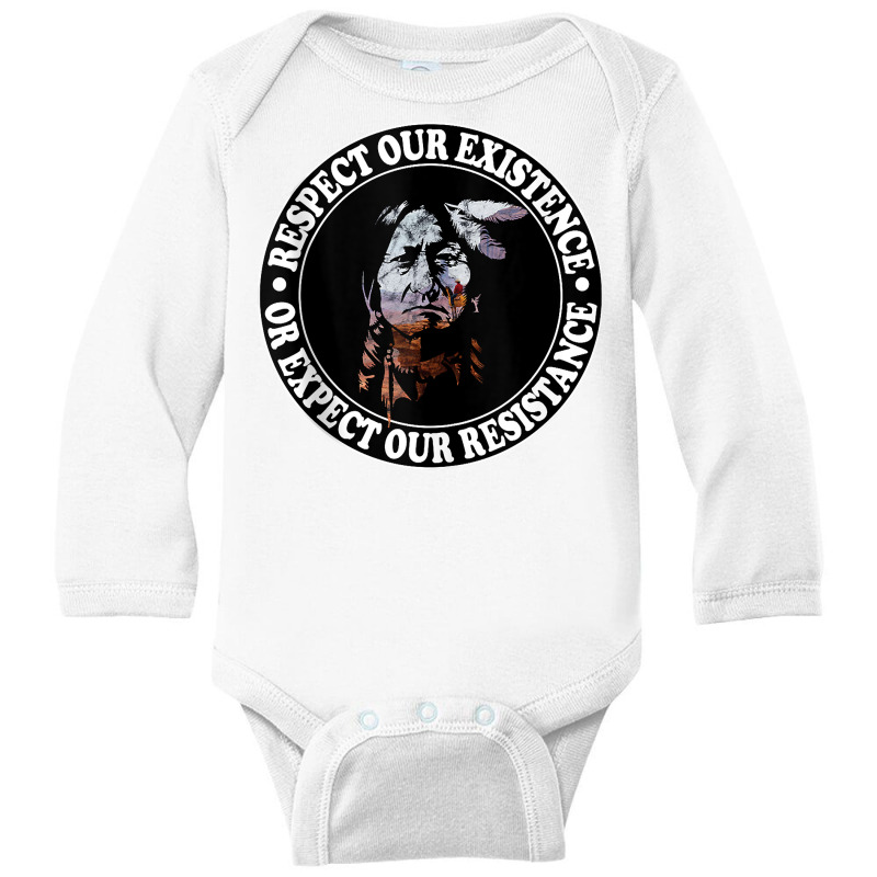 Native American Chief   Sitting Bull Lakota Sioux Tank Top Long Sleeve Baby Bodysuit | Artistshot