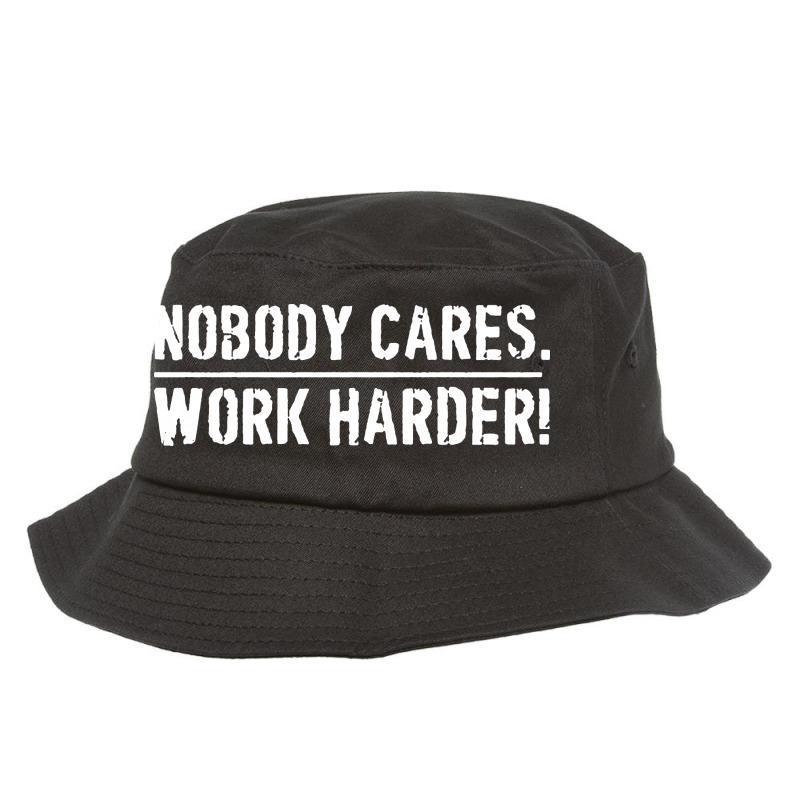 Lamar Jackson Nobody Cares Work Harder   For Dark Bucket Hat | Artistshot