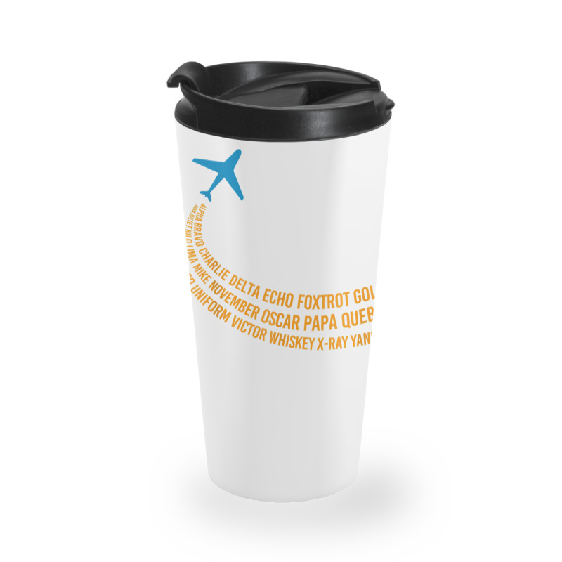 Phonetic Alphabet  Pilot Airplane T Shirt Travel Mug | Artistshot