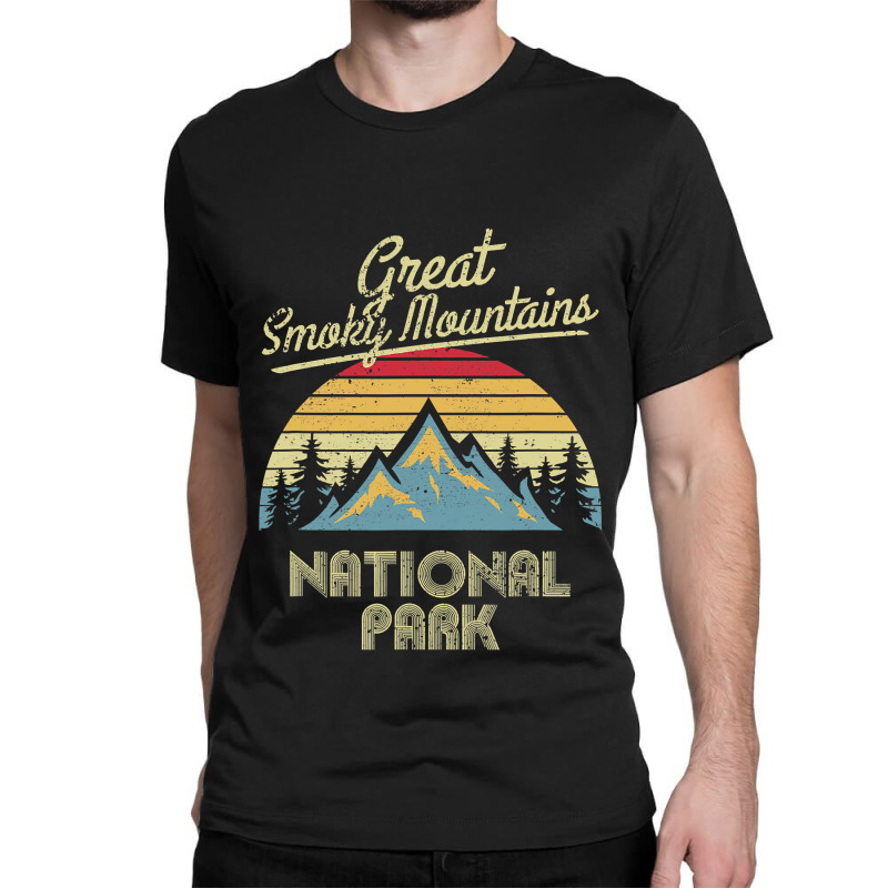 Vintage Great Smoky Mountains National Park Mountain T Classic T-shirt | Artistshot