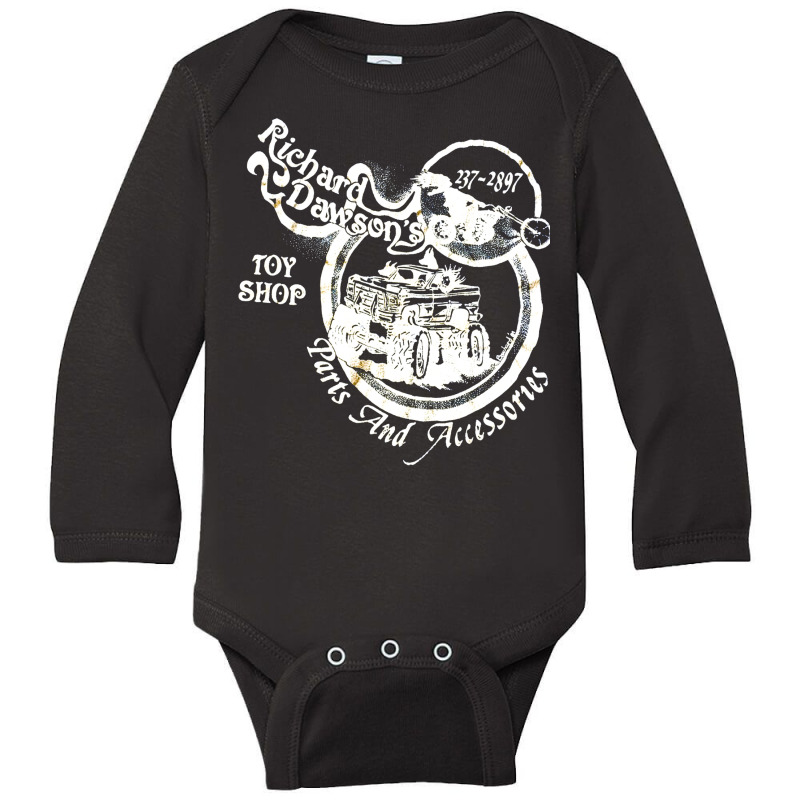 Richard Dawsons, Toy Shop, Richard, Dawsons, Toy, Shop, Richard Dawson Long Sleeve Baby Bodysuit by cm-arts | Artistshot