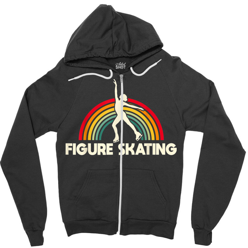 Ice Skater Figure Skating Dancing Zipper Hoodie by Posh | Artistshot