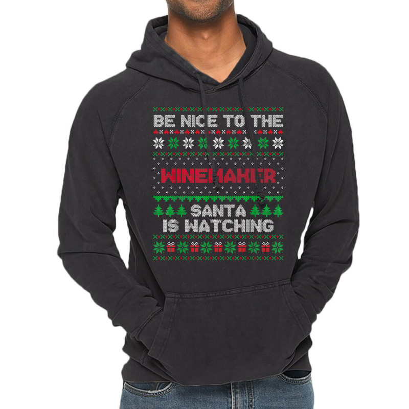 Xmas Gift For Winemaker Winemaker Ugly Sweater T Shirt Vintage Hoodie | Artistshot