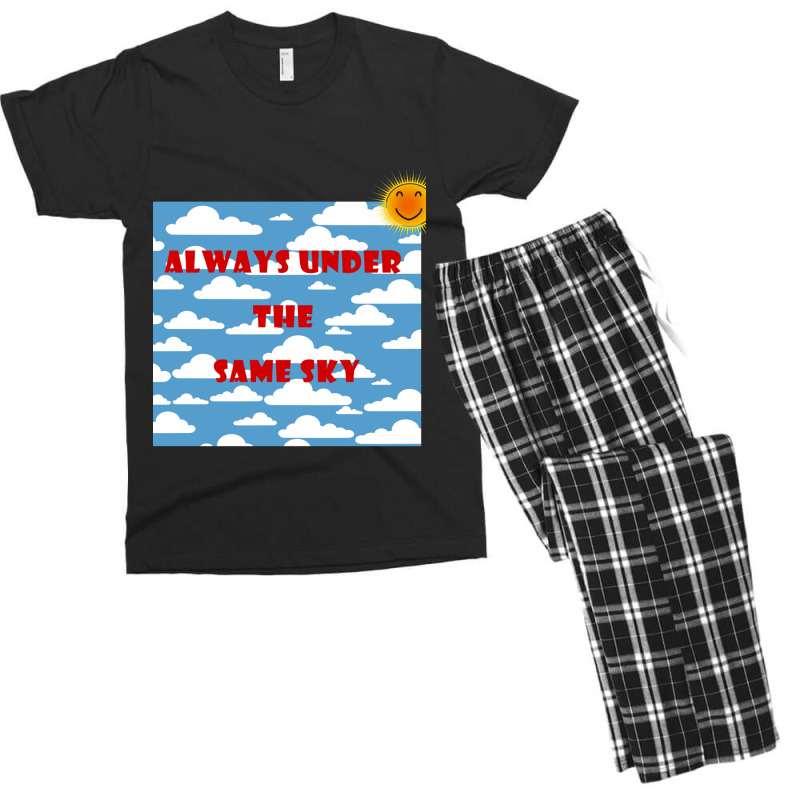 Always Under The Same Sky Men's T-shirt Pajama Set | Artistshot