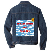 Always Under The Same Sky Men Denim Jacket | Artistshot