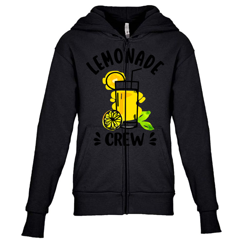 Lemonade Stand Boss Lemon Juice Gift Lemonade Crew Youth Zipper Hoodie by cm-arts | Artistshot