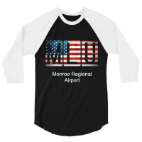 Mlu Monroe Regional Airport 3/4 Sleeve Shirt | Artistshot