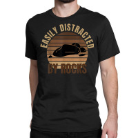 Easily Distracted By Rocks Geology Rock Collecting Geologist Classic T-shirt | Artistshot