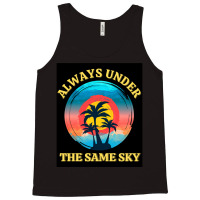 Always Under The Same Sky  Long Distance Couple Love Relationship Tank Top | Artistshot