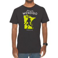 Home Of The Wendigo, Minnesota, Home, Of The Wendigo, Minnesota, Home  Vintage T-shirt | Artistshot