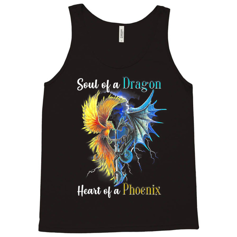 Soul Of A Dragon Heart Of A Phoenix Women Tank Top by cm-arts | Artistshot