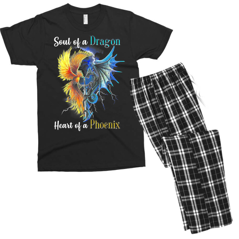 Soul Of A Dragon Heart Of A Phoenix Women Men's T-shirt Pajama Set by cm-arts | Artistshot