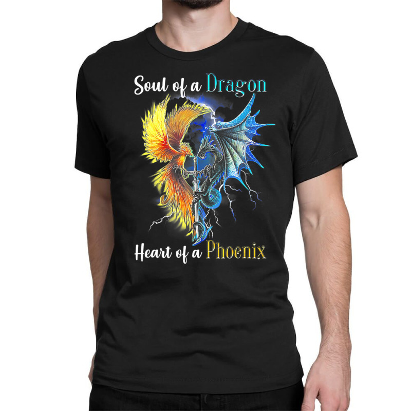 Soul Of A Dragon Heart Of A Phoenix Women Classic T-shirt by cm-arts | Artistshot