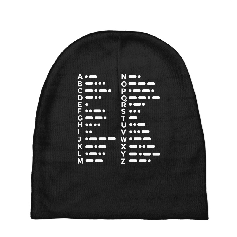 Morse Code Alphabet Design-gixoz Baby Beanies | Artistshot