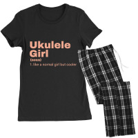 Ukulele  Girl - Ukulele Women's Pajamas Set | Artistshot