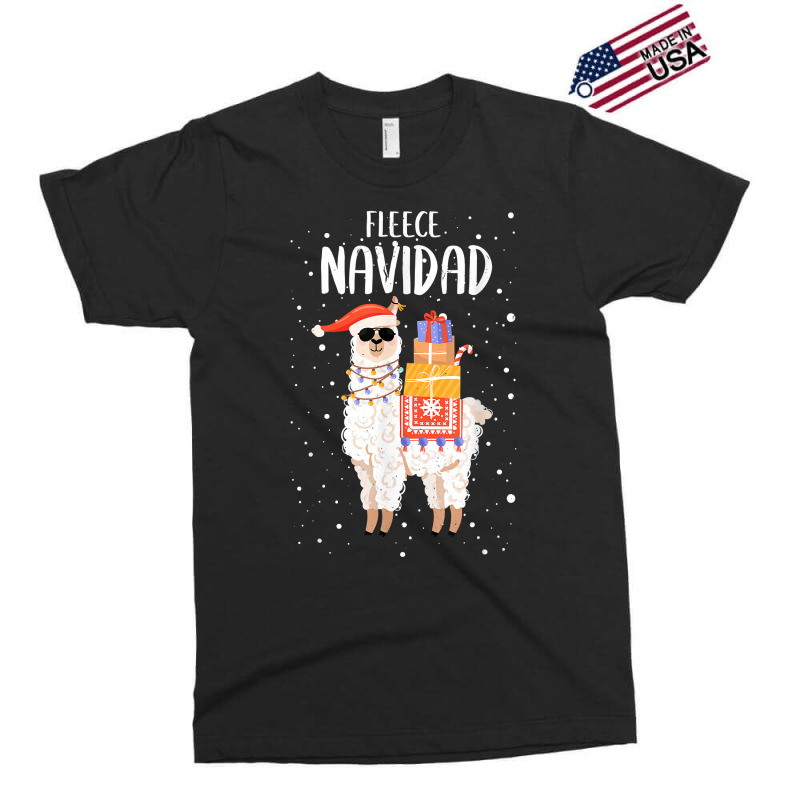 Fleece Feliz Navidad Llama Hispanic Christmas Cute Xmas T Shirt Exclusive T-shirt | Artistshot