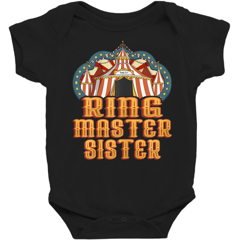 Ringmaster Sister   Circus Birthday Party Baby Bodysuit by Clinical | Artistshot