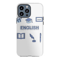 Light Blue English School Subject  Pack Iphone 13 Pro Max Case | Artistshot