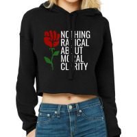 Ocasio Cortez Quote Liberal Aoc Saying Slogan Socialist Cropped Hoodie | Artistshot