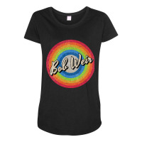 Vintage Style Circle - Bob Weir Maternity Scoop Neck T-shirt | Artistshot