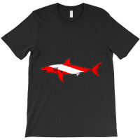 Dive Shark Diver Down Flag Scuba Diving Men Or Women Gift Premium T-shirt | Artistshot