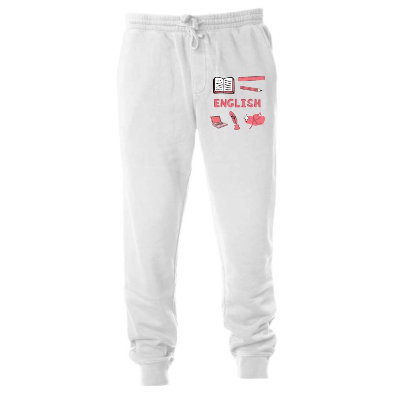 Lot D Amp X27 Autocollants Coral English School Subject Unisex Jogger | Artistshot