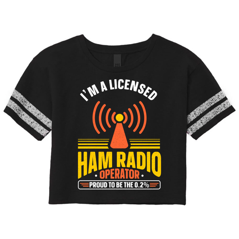 Morse Code Radio Ham Amateur Radio Operator Gift-8z6ty Scorecard Crop Tee by fenderbendable | Artistshot