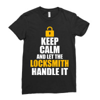 Let Locksmith Handle It Lock Picking Locksmithing Graphic Ladies Fitted T-shirt | Artistshot