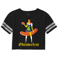 Prost! Oktoberfest Welcome To The Sausage Party German Beer T Shirt Scorecard Crop Tee | Artistshot