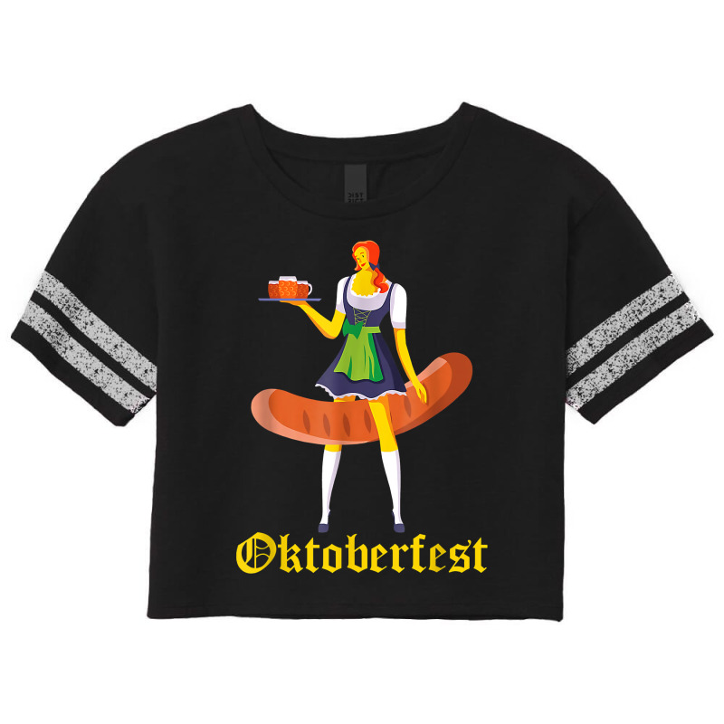 Prost! Oktoberfest Welcome To The Sausage Party German Beer T Shirt Scorecard Crop Tee by montistd | Artistshot