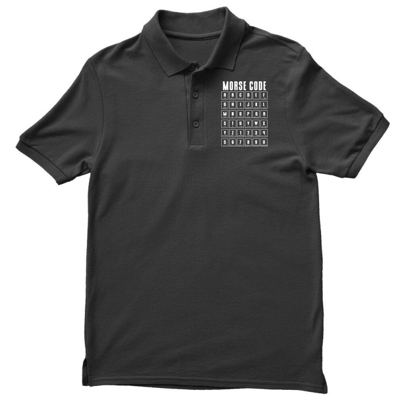 Morse Code Radio Ham Amateur Radio Operator Gift-bwl4b Men's Polo Shirt by fenderbendable | Artistshot