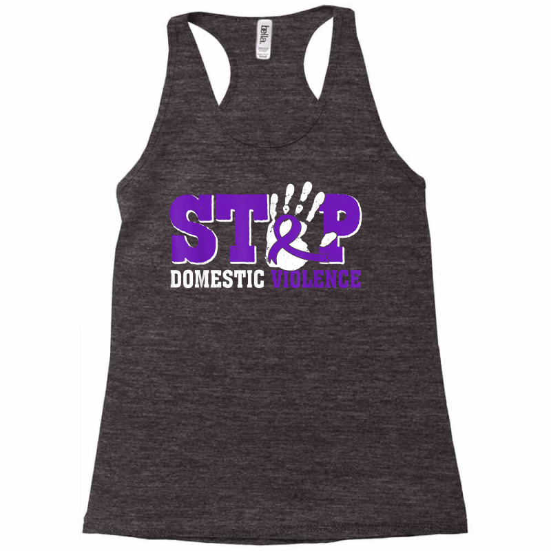 Stop Domestic Violence Awareness Domestic Violence Survivor T Shirt Racerback Tank by alishia3asa | Artistshot