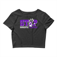 Stop Domestic Violence Awareness Domestic Violence Survivor T Shirt Crop Top | Artistshot