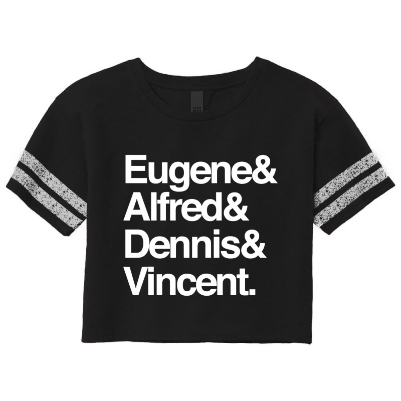 Names & Ghost Fights Scorecard Crop Tee by guppiessetting | Artistshot