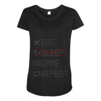 Game, Repeat Maternity Scoop Neck T-shirt | Artistshot