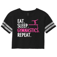 Funny Gymnastics For Women Girls Gymnast Handstand Tumbling T Shirt Scorecard Crop Tee | Artistshot