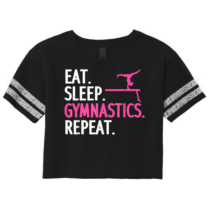 Funny Gymnastics For Women Girls Gymnast Handstand Tumbling T Shirt Scorecard Crop Tee by cm-arts | Artistshot