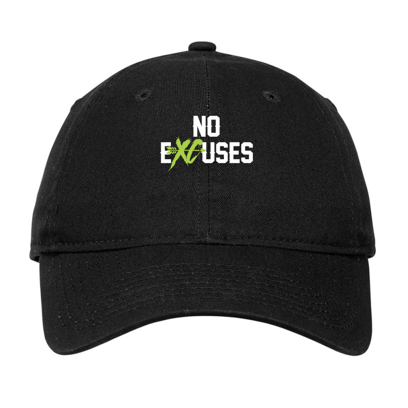 No Excuses Cross Country Track Running Jogger Funny Gift Pullover Hood Adjustable Cap by cm-arts | Artistshot