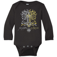 Silmarillion Trees Of Valinor, Silmarillion, Trees, Of, Valinor, Silma Long Sleeve Baby Bodysuit | Artistshot