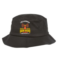 Morse Code Radio Ham Amateur Radio Operator Gift-zfzgr Bucket Hat | Artistshot