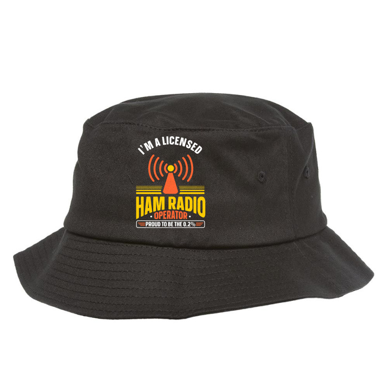 Morse Code Radio Ham Amateur Radio Operator Gift-zfzgr Bucket Hat by fenderbendable | Artistshot