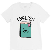 Subject English V-neck Tee | Artistshot