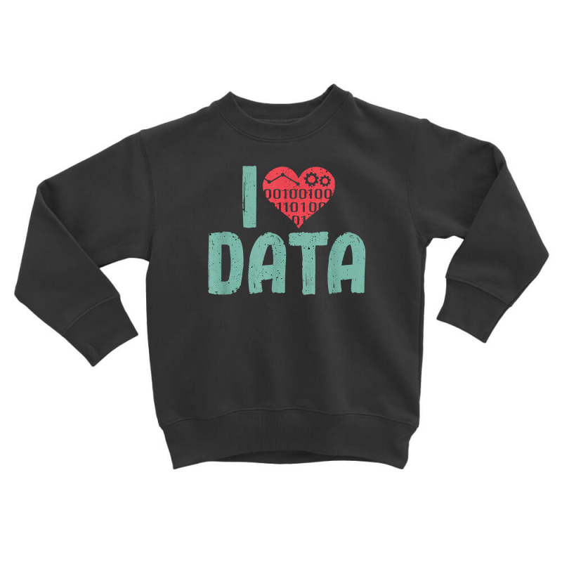 Data Encoder I Love Statistics Data Science Data Analysts T Shirt Toddler Sweatshirt | Artistshot