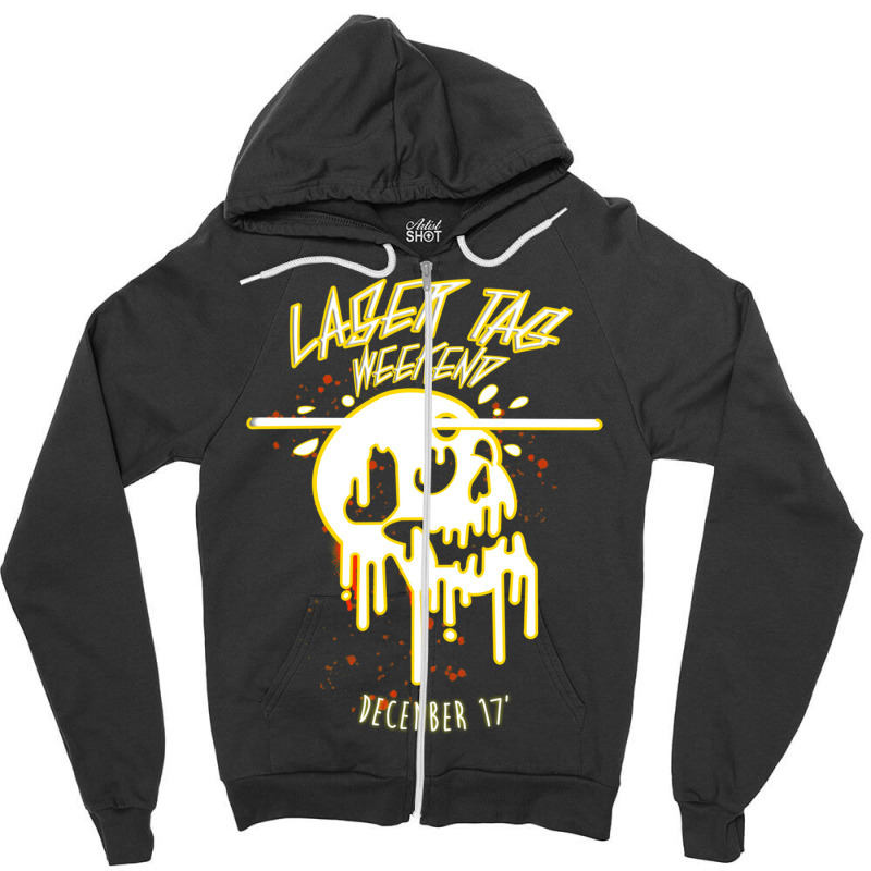 Laser Tag Weekend 17 Zipper Hoodie by MONIQUEWORTH | Artistshot