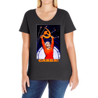 Soviet Space Astronaut Propaganda, Soviet, Space, Astronaut, Propagand Ladies Curvy T-shirt | Artistshot