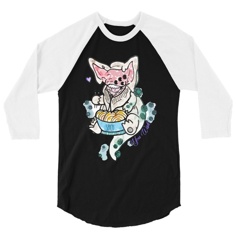 Riven Of A Thousand Noodles (color) 3/4 Sleeve Shirt by MONIQUEWORTH | Artistshot